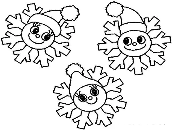 Desenhos de Floco de Neve Para Colorir 33