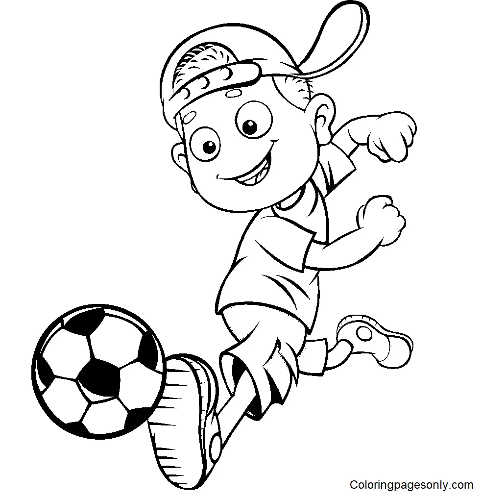 Soccer Coloring Pages 37