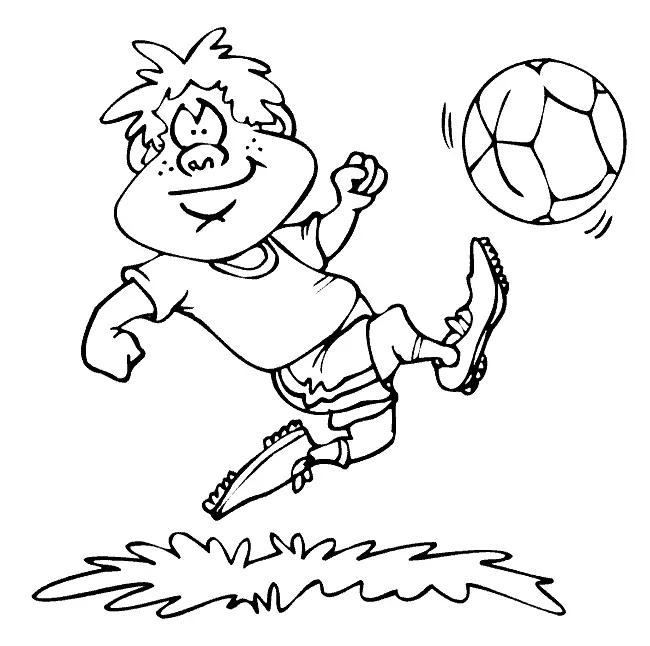 Soccer Coloring Pages