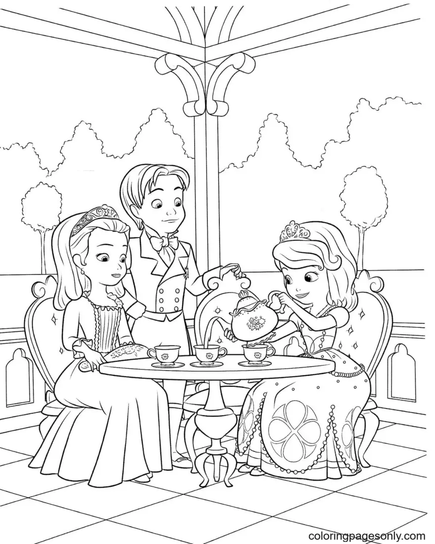 Sofia The First Coloring Pages 30
