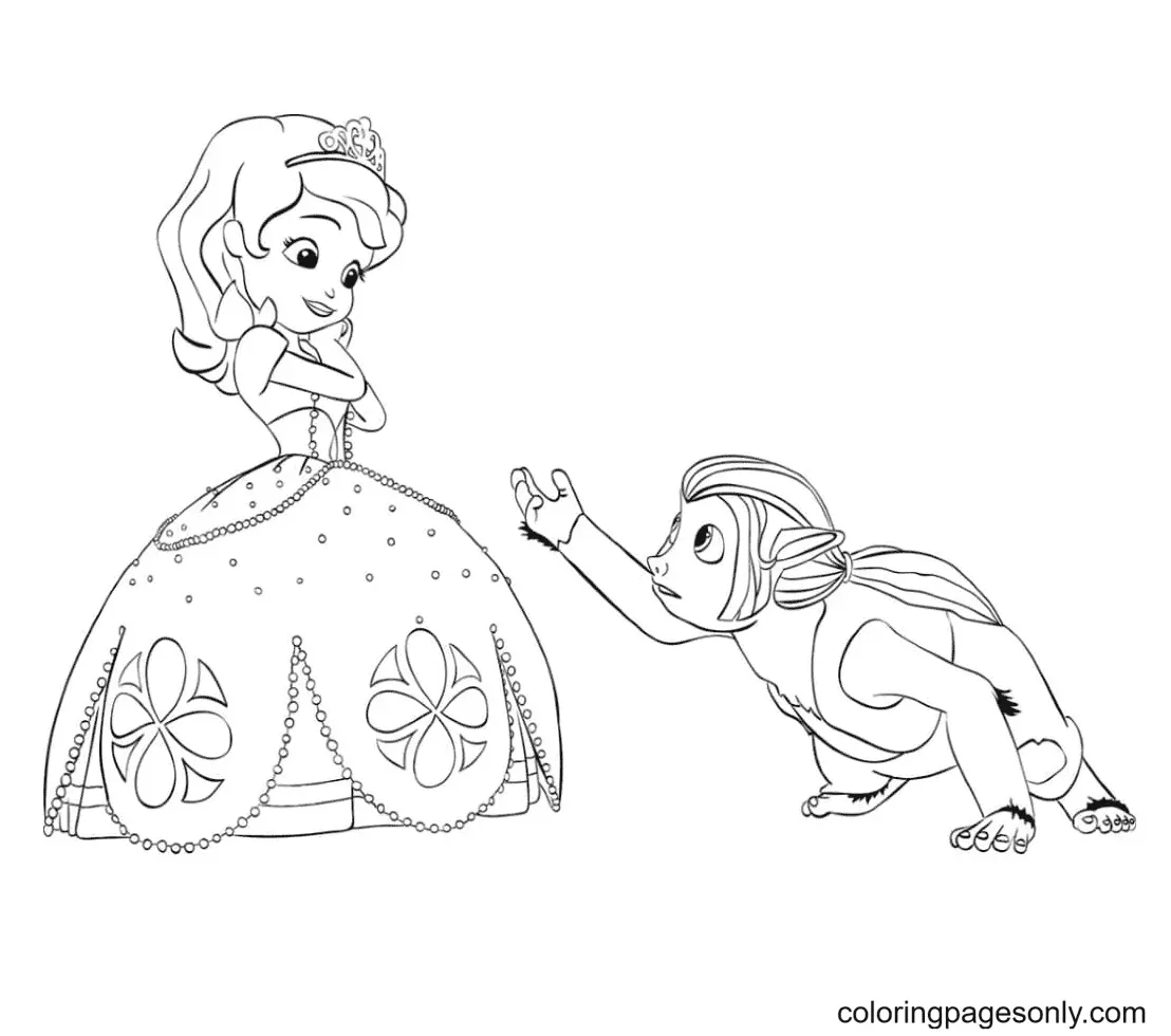 Sofia The First Coloring Pages 70