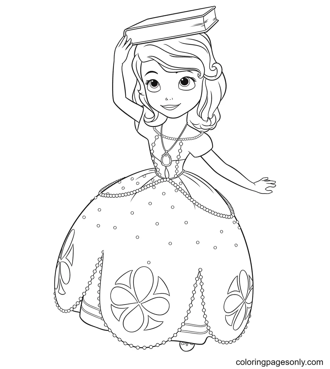 Sofia The First Coloring Pages 74