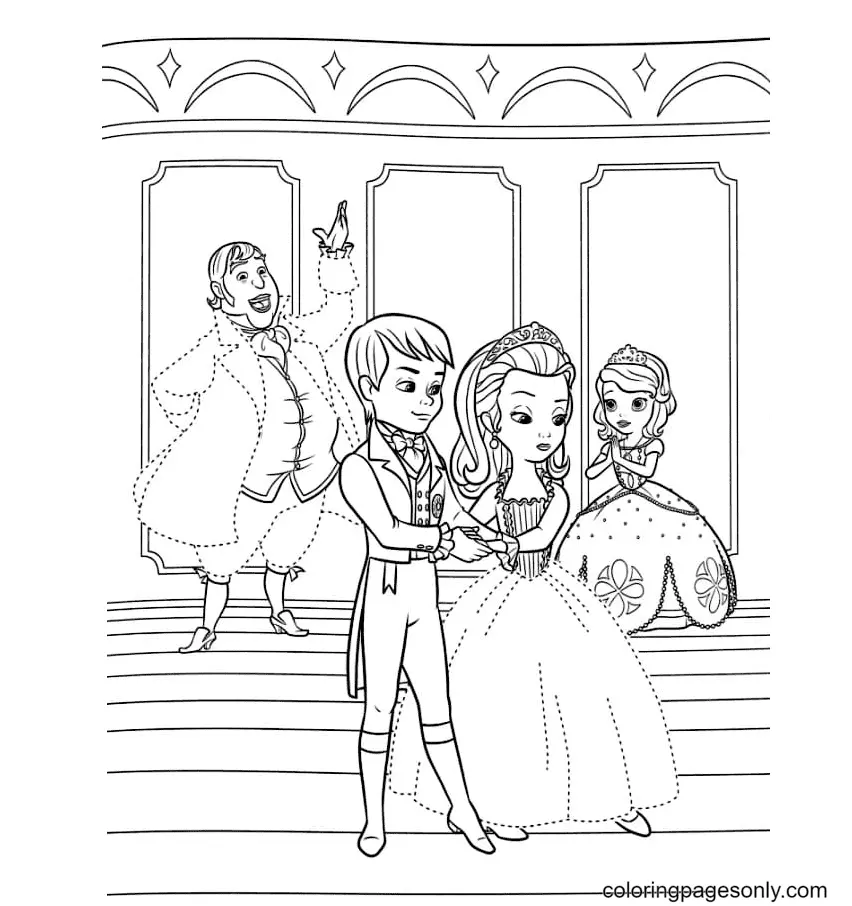Sofia The First Coloring Pages 76