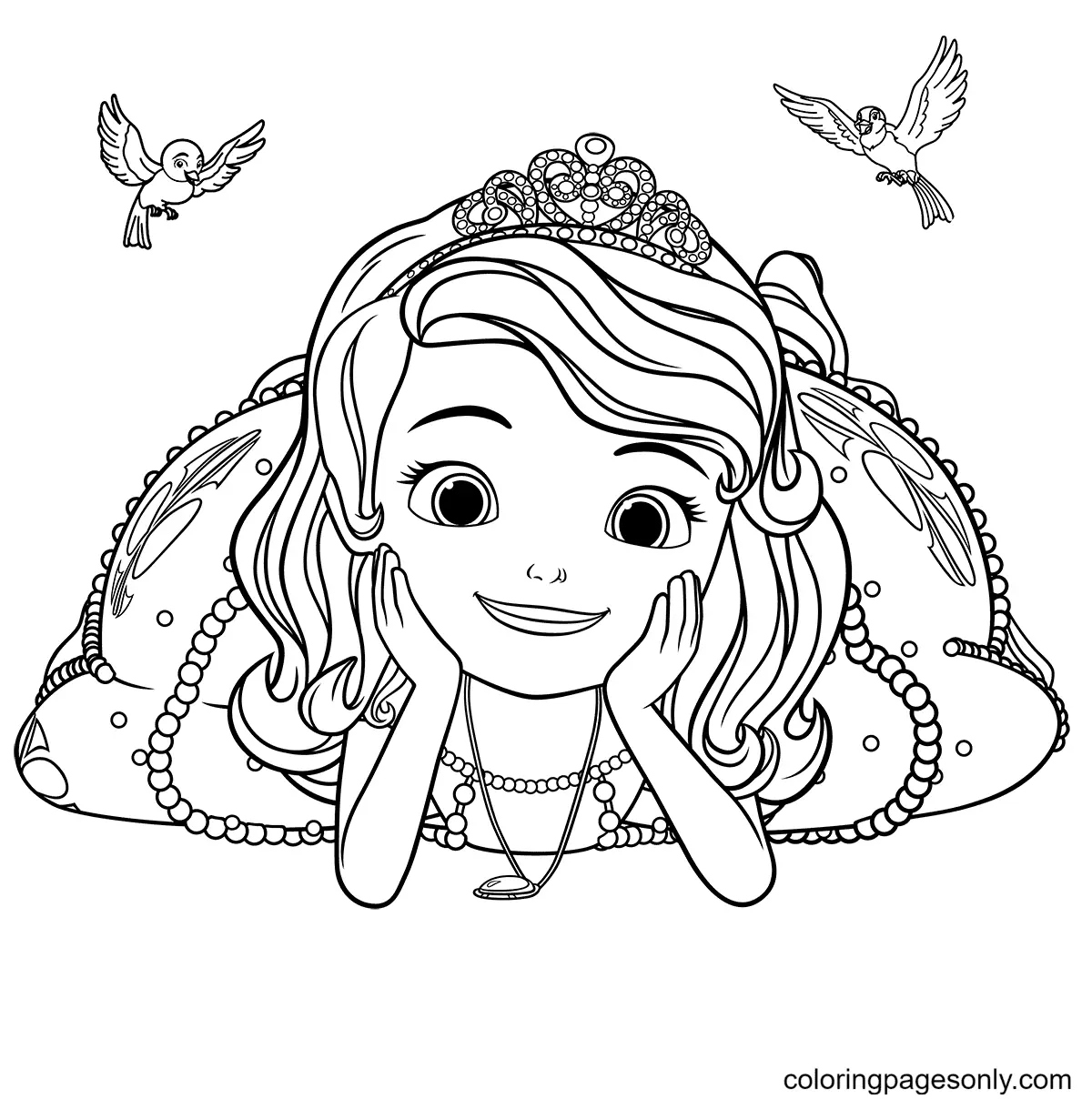 Sofia The First Coloring Pages 81