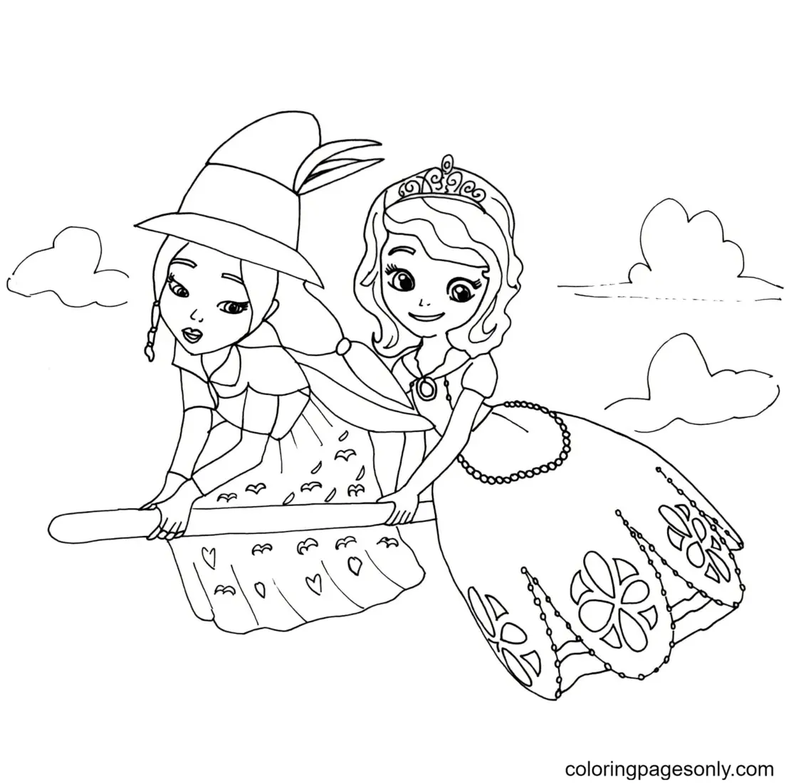 Sofia The First Coloring Pages 91