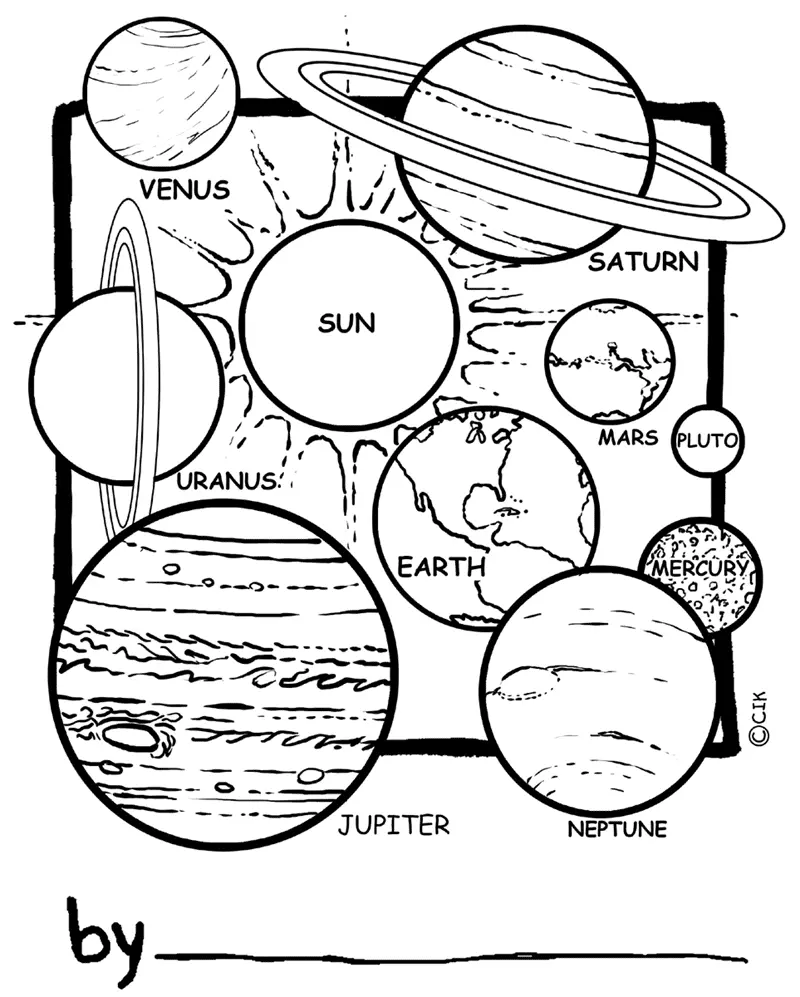 Solar System Coloring Pages 15
