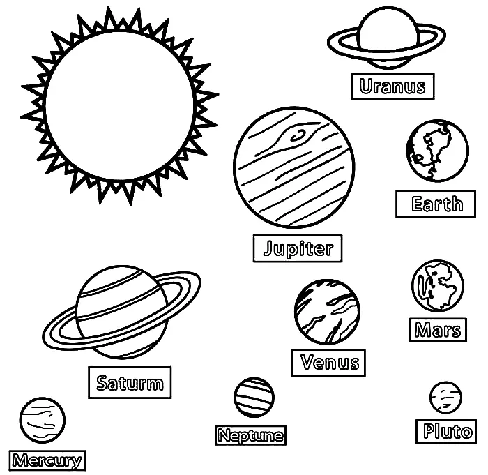 Solar System Coloring Pages 19