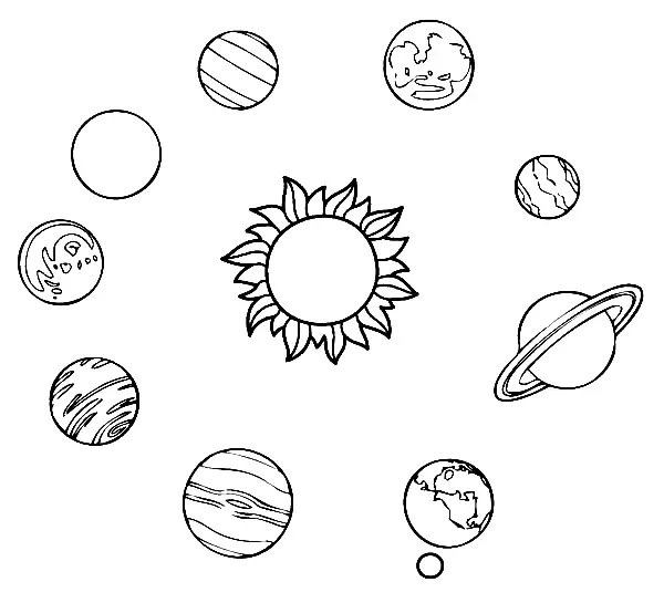 Solar System Coloring Pages 32
