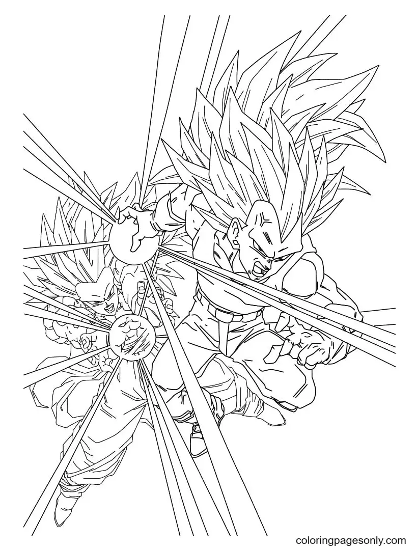 Son Goku Para Colorear 31
