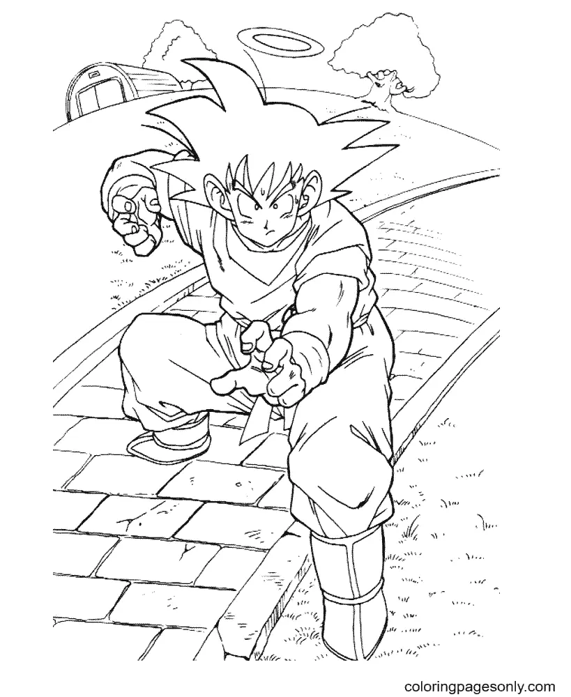 Son Goku Para Colorear 57