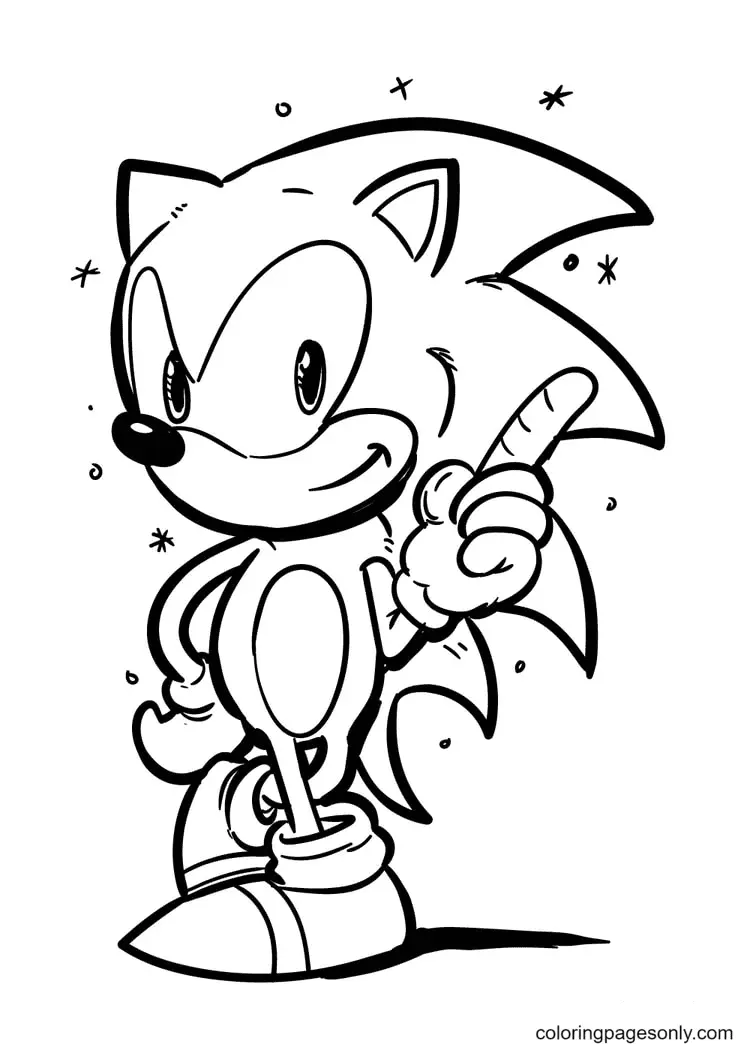 Sonic Coloring Pages 41