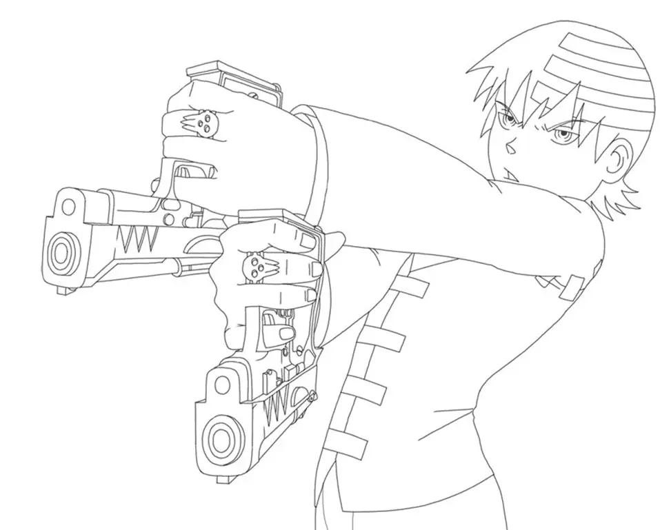 Soul Eater Coloring Pages 19