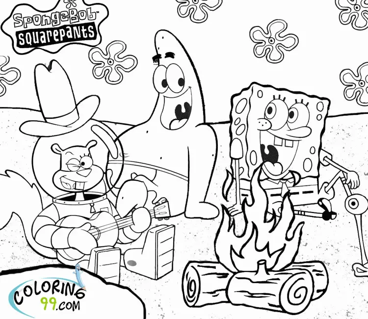 Desenhos de Bob Esponja Para Colorir 16