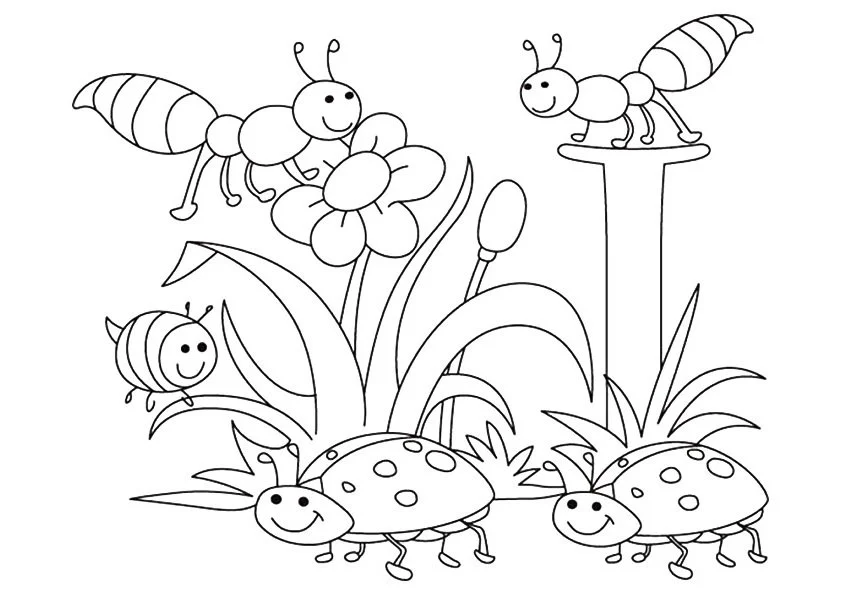 Spring Coloring Pages 77
