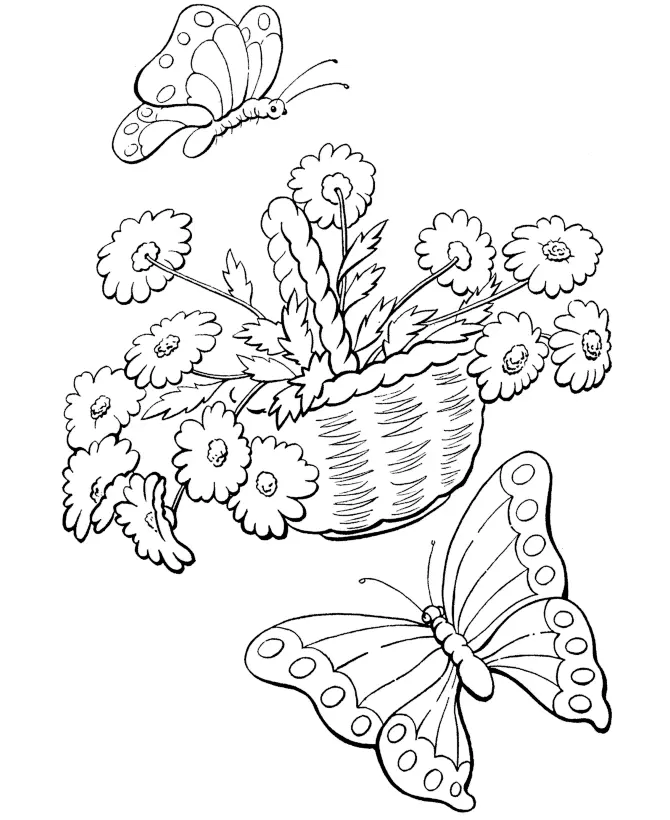 Spring Coloring Pages 92