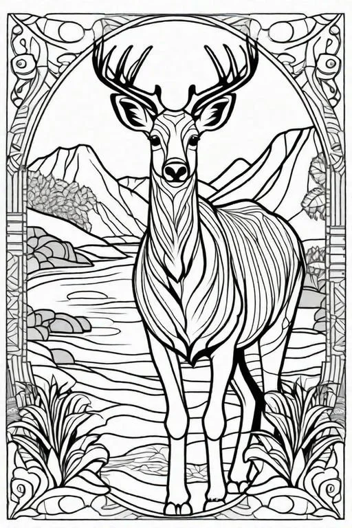 Springbok Coloring Pages 11