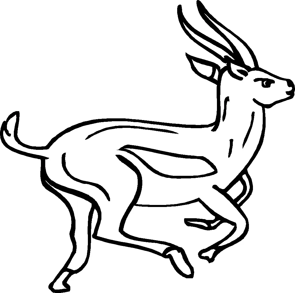 Springbok Coloring Pages 16