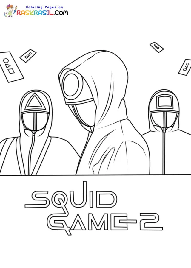 Squid Game 2 Coloring Pages 6