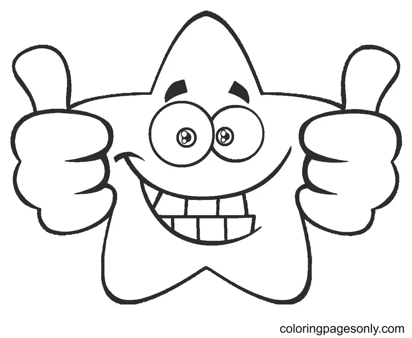 Desenhos de Star Para Colorir 10