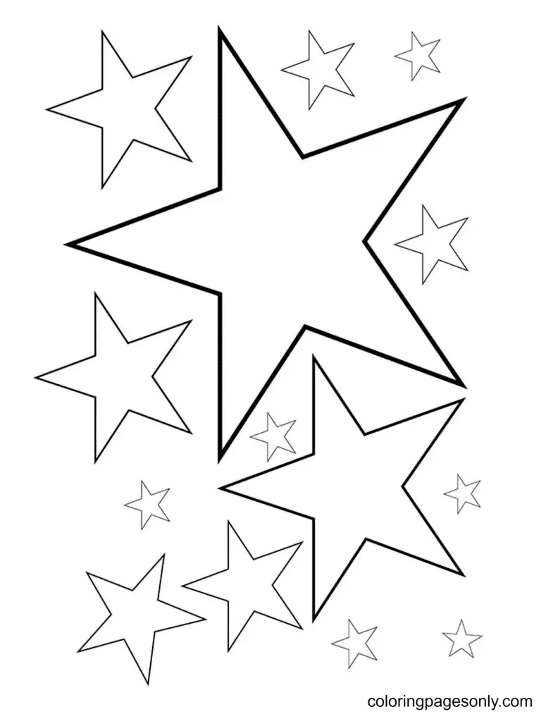 Desenhos de Star Para Colorir 20