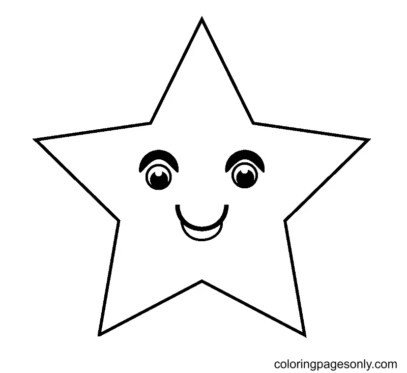 Desenhos de Star Para Colorir 38