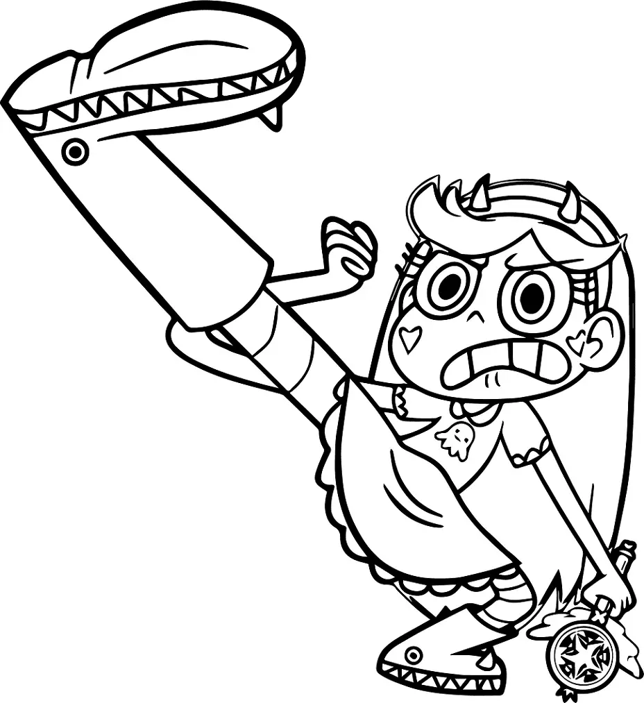 Star vs the Forces of Evil Coloring Pages 10