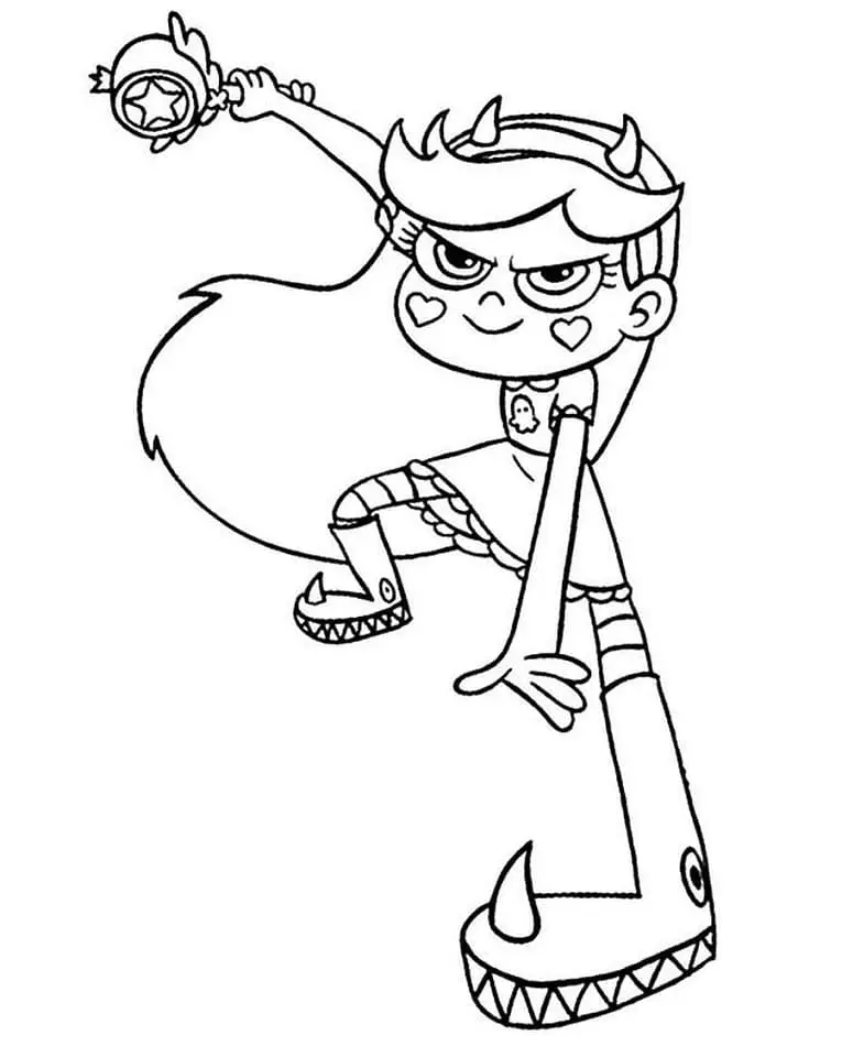 Star vs the Forces of Evil Coloring Pages 25