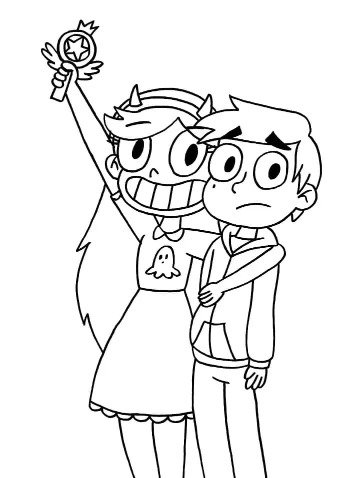 Star vs the Forces of Evil Coloring Pages 42