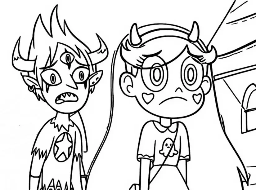Star vs the Forces of Evil Coloring Pages 8