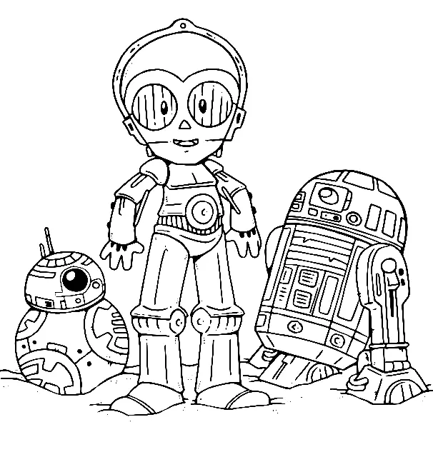 Star Wars Characters Coloring Pages 6