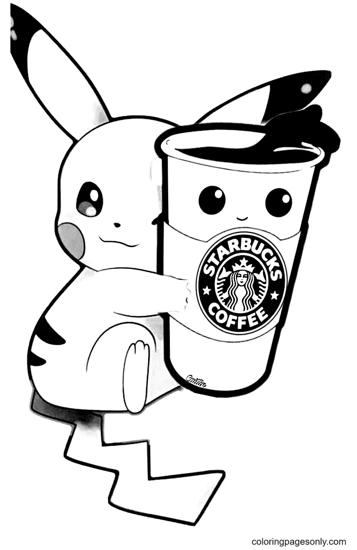 Desenhos de Starbucks Para Colorir 15