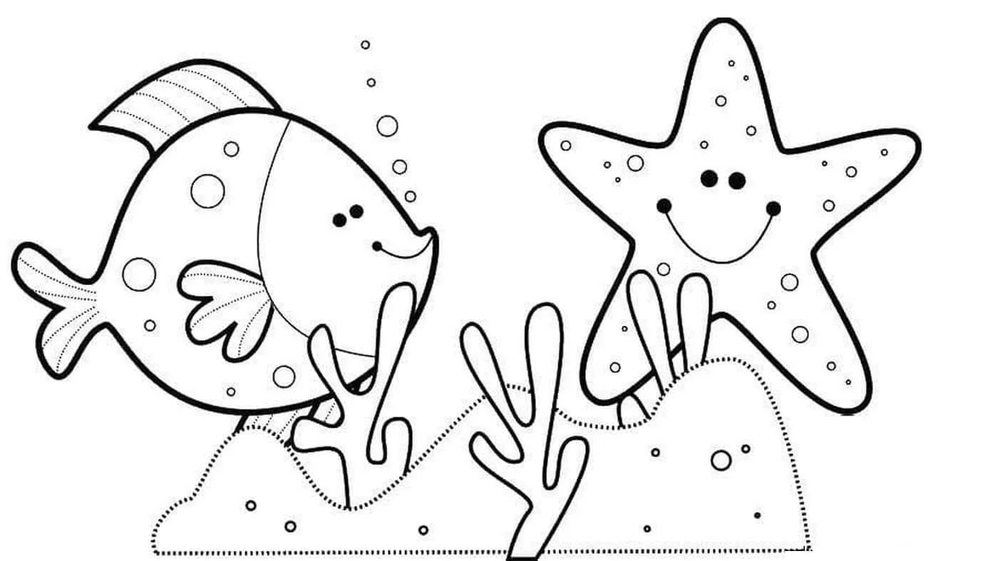 Starfish Coloring Pages 58