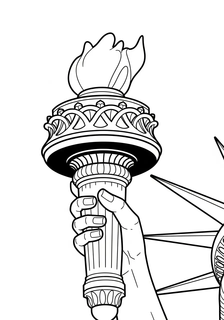 Statue of Liberty Coloring Pages 2
