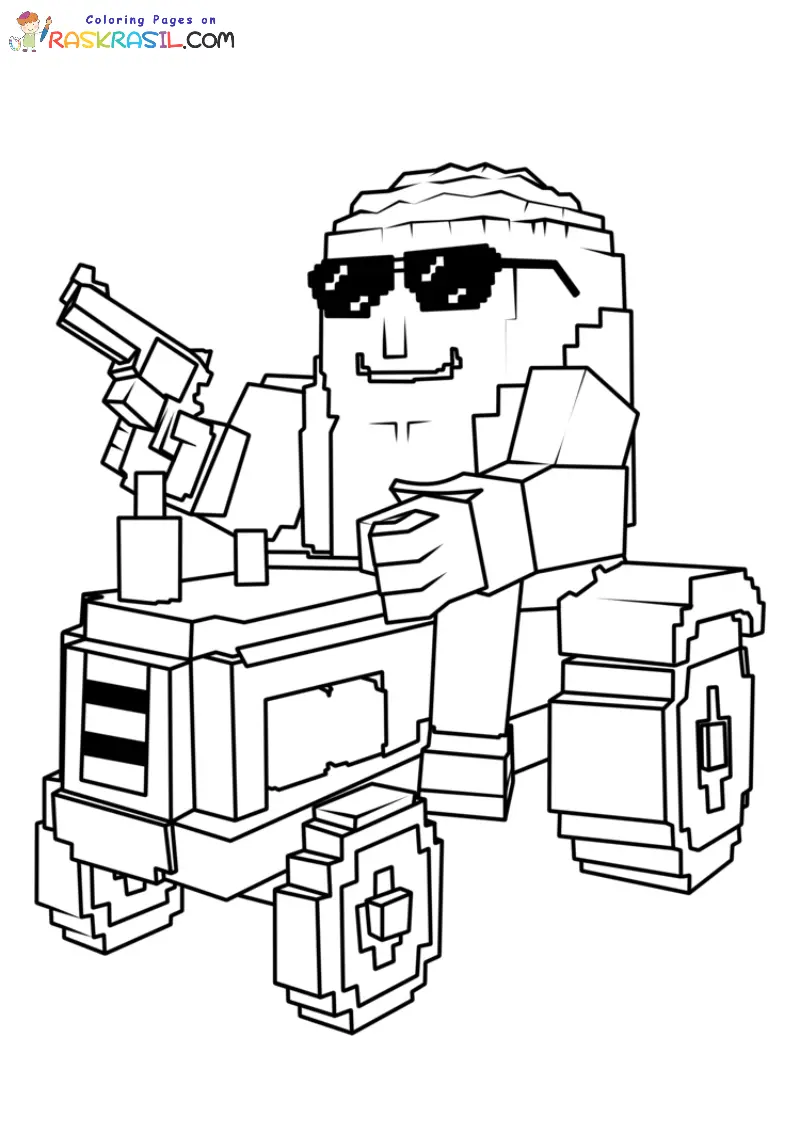 Roube um Brainrot Paginas para Colorir 11