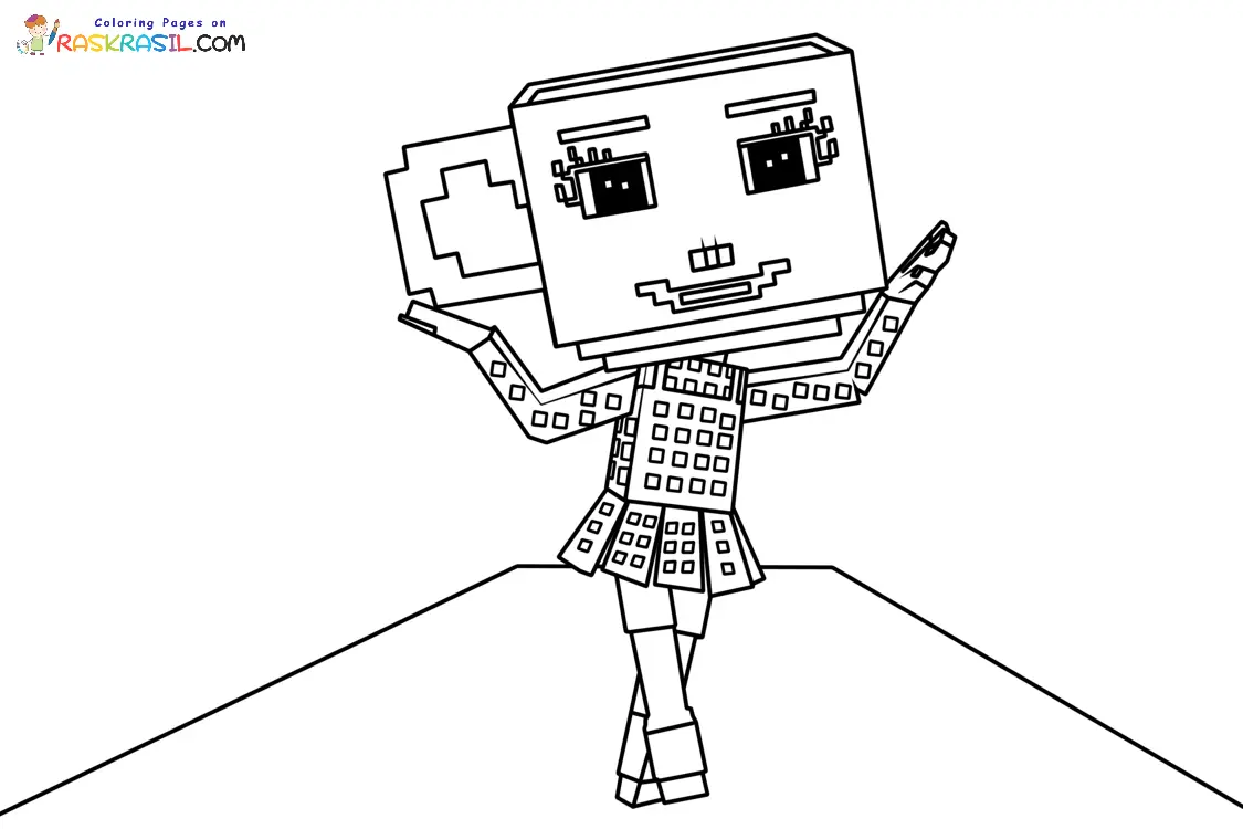 Roube um Brainrot Paginas para Colorir 27