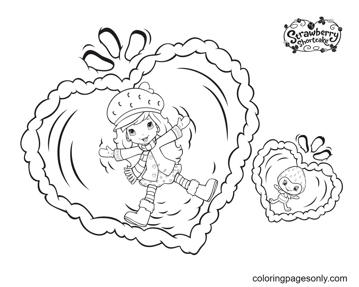 Strawberry Shortcake Coloring Pages