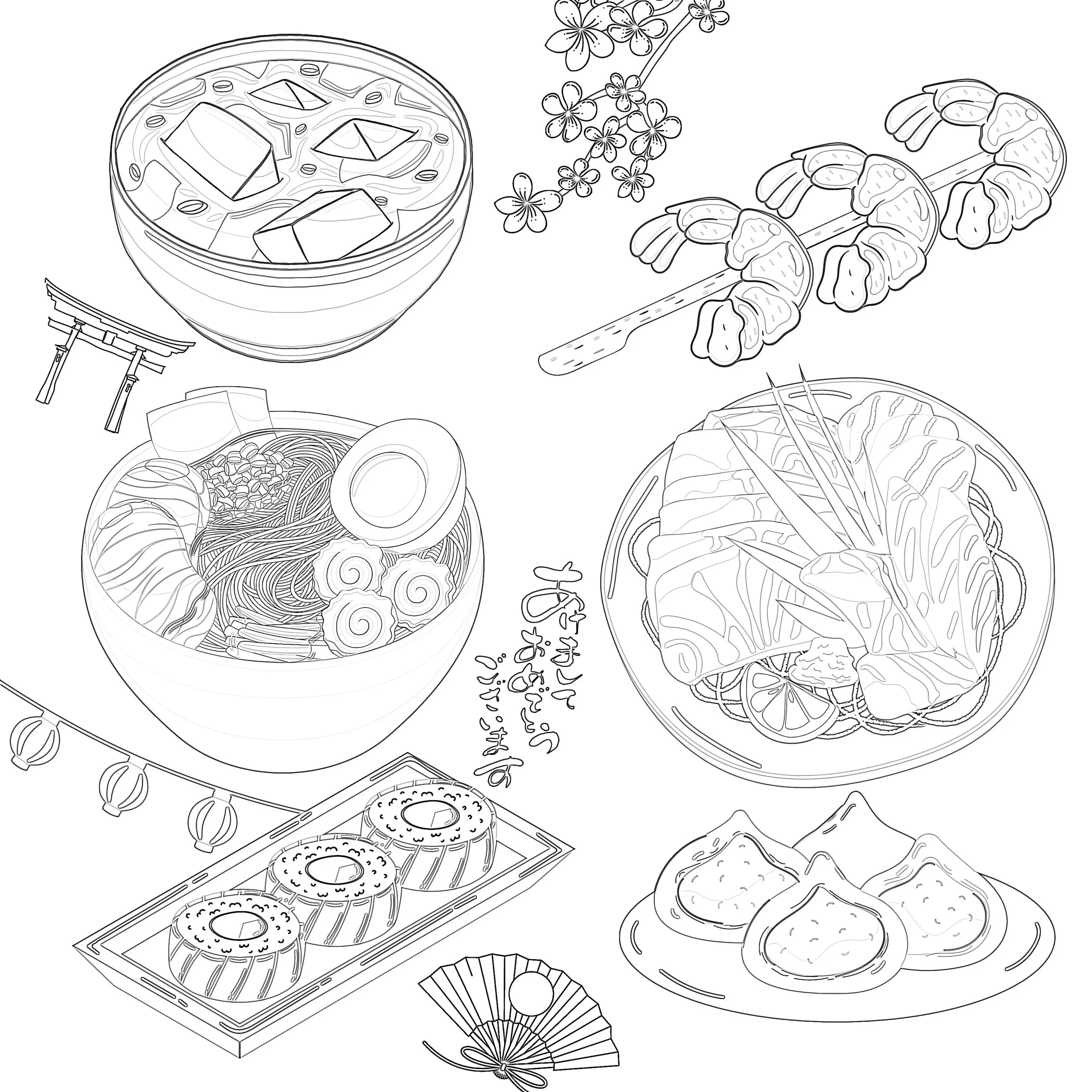 Comida De Verano Para Colorear 20