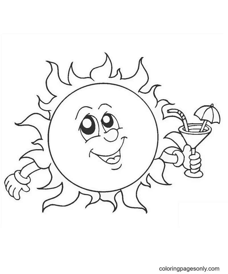 Del Sol Para Colorear 23