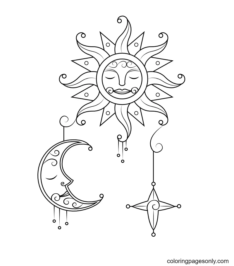 Del Sol Para Colorear 35