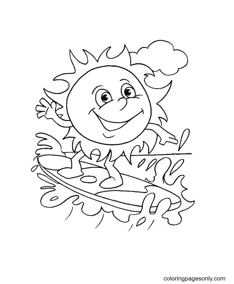 Del Sol Para Colorear 37