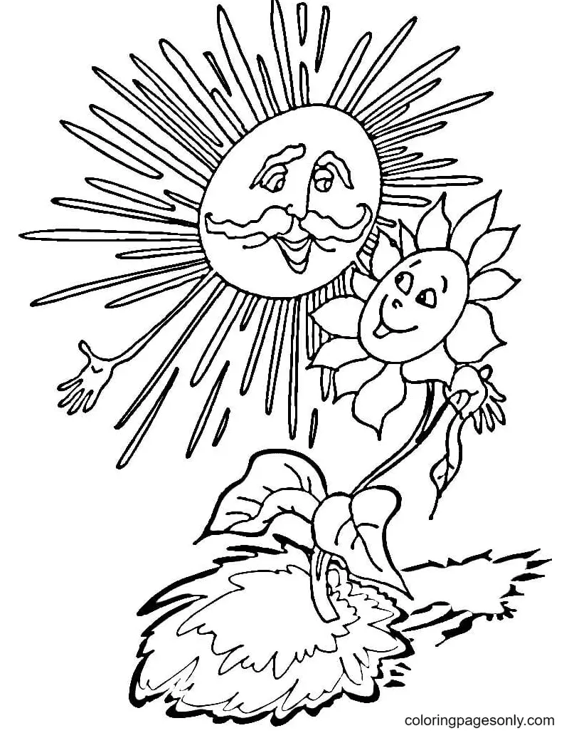 Del Sol Para Colorear 48