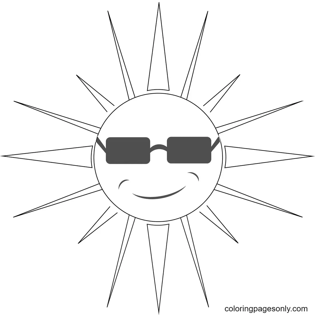 Del Sol Para Colorear 66