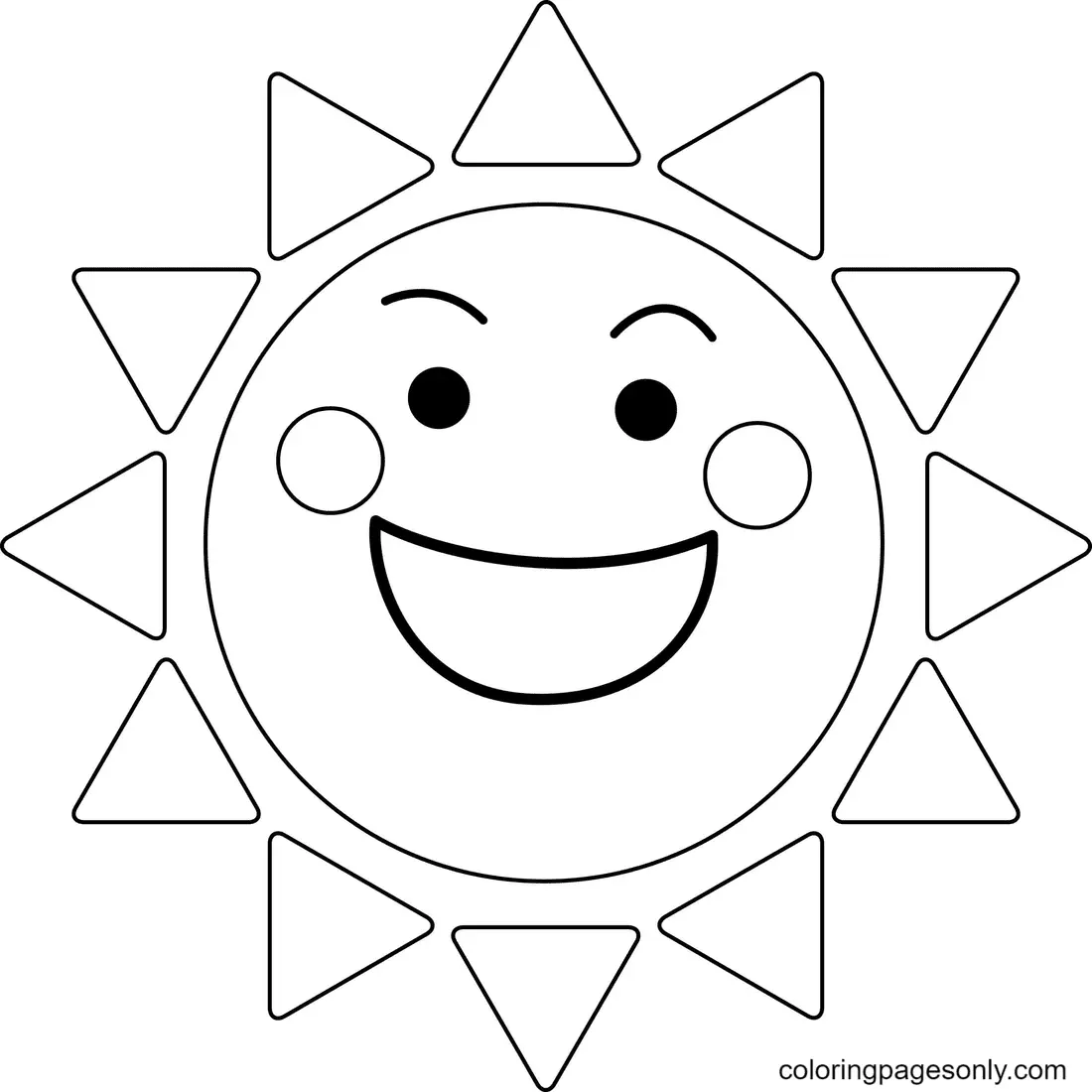 Del Sol Para Colorear 69