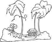 Puesta De Sol Para Colorear 24