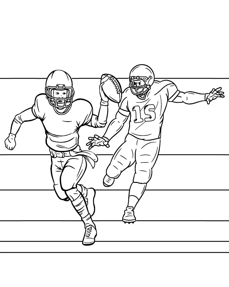 Super Bowl 2025 Coloring Pages 19