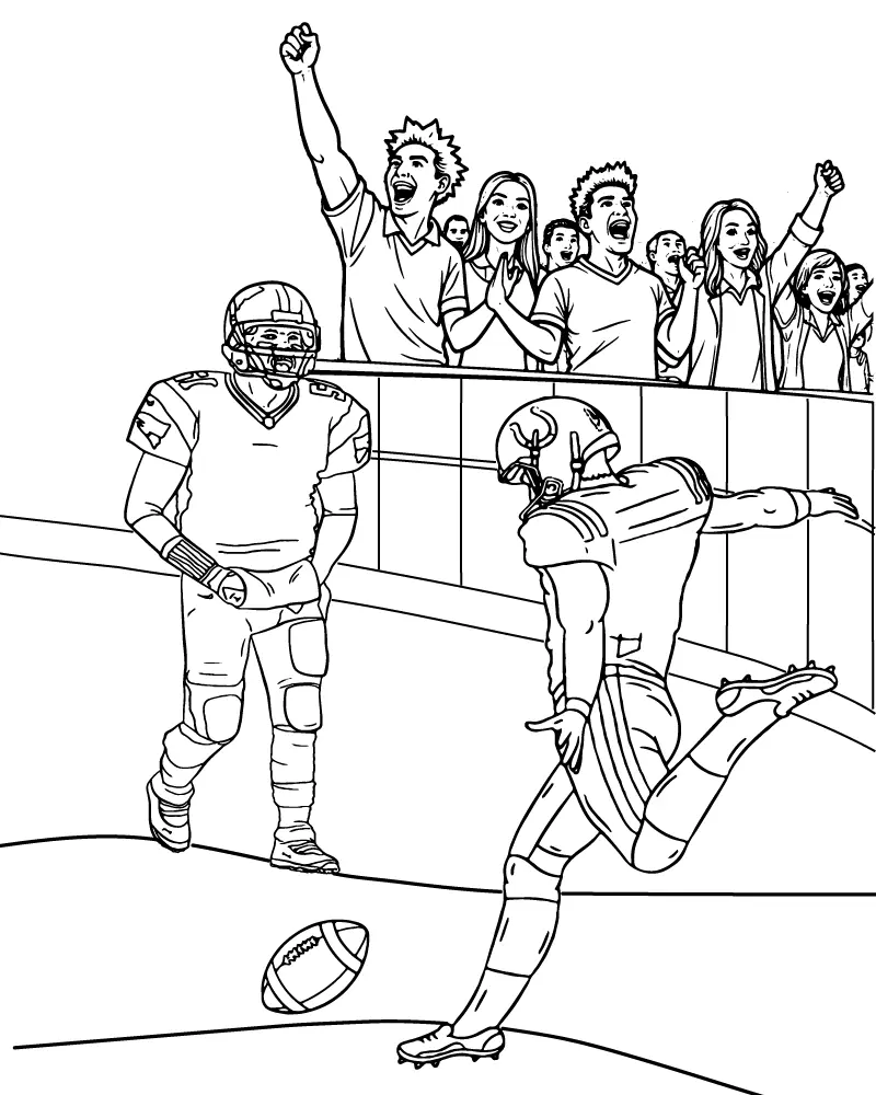 Super Bowl 2025 Coloring Pages 7