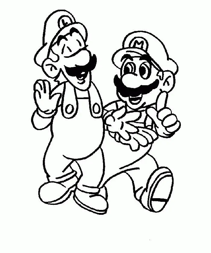 Super Mario Bros Coloring Pages 10