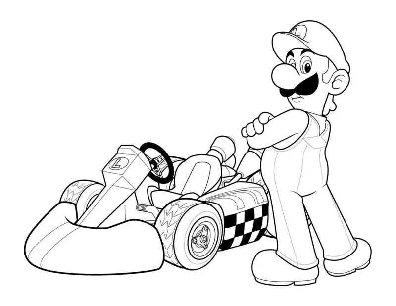 Super Mario Bros Coloring Pages 12