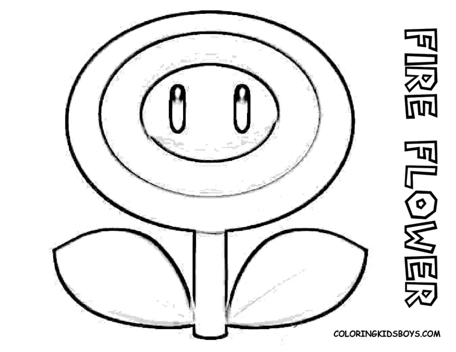 Super Mario Bros Coloring Pages 14