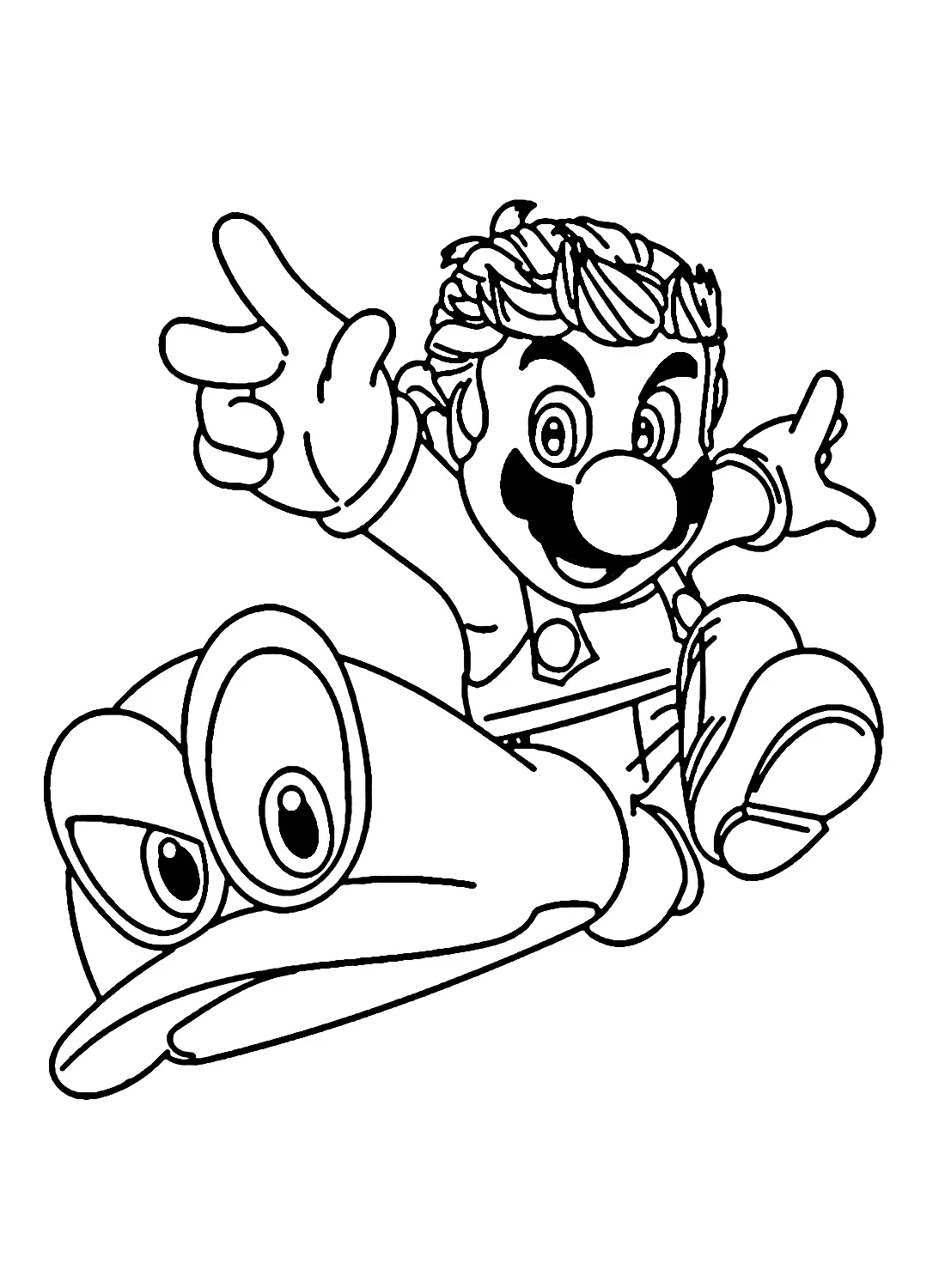 Super Mario Odyssey Coloring Pages 21